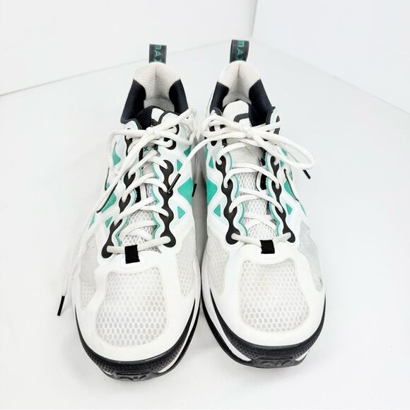 Nike Air Max Genome White Clear Emerald Black Athletic Lace Up Sneakers - Picture 2 of 15